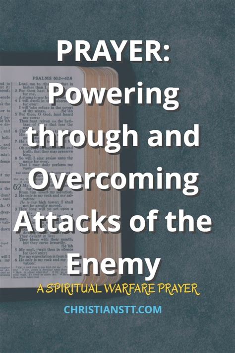 Prayer Against And Overcoming Attacks Of Satan Spiritual
