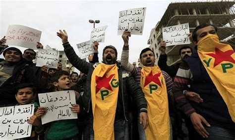 Syria Kurds Claim Striking Positions In Turkey Daily Mail Online