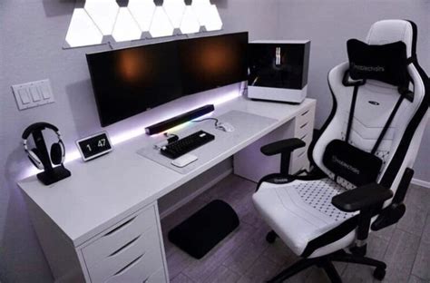 41 Unique Black And White Gaming Setup Ideas With Accessories In 2023