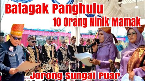 Batagak Pangulu Jorong Sungai Puar Palembayan Baralek Datuak Youtube