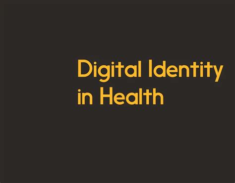 Innovation Hub Digital Identity In Health