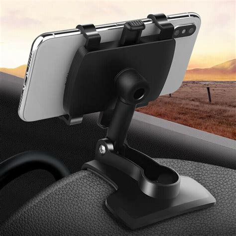 Dashboard Mount Car Phone Holder In Car Flexible Clip Double Etsy