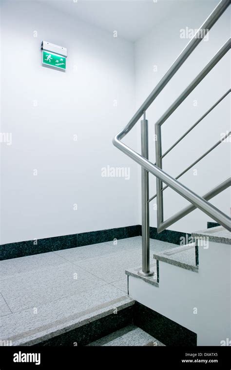 Staircase Emergency Exit In Office Building Stock Photo 67851229 Alamy