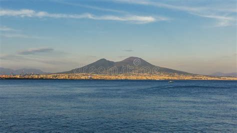 View Of Mount Vesuvius Near Naples Italy Stock Image Image Of Italian Urban 123181589