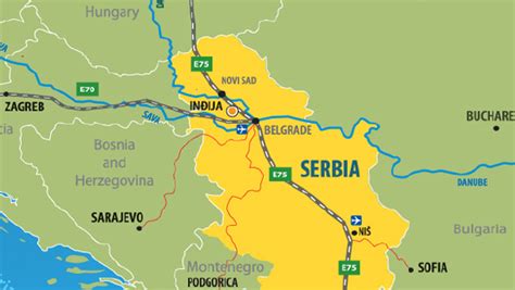 Beograd Indjija Mapa Superjoden