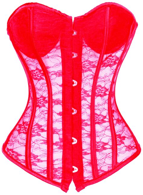 Red Lace Corset N