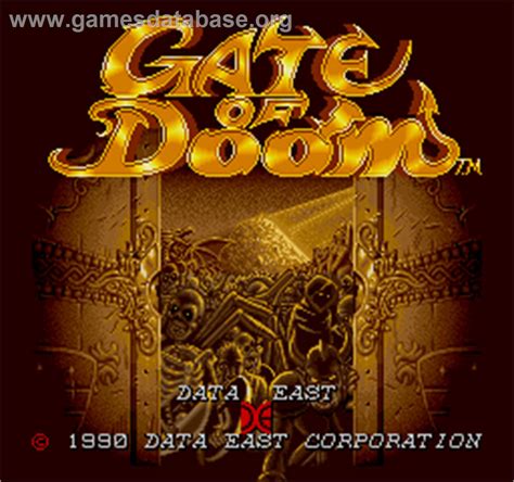 Gate Of Doom Arcade Games Database