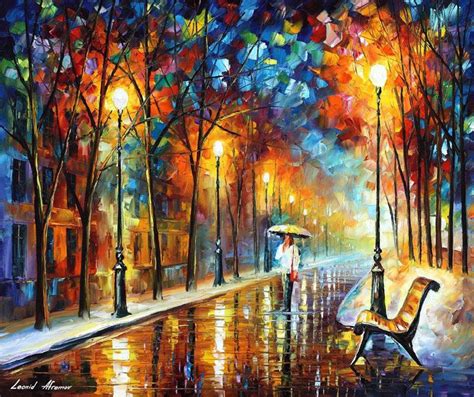 Old Dream — Palette Knife Oil Painting On Canvas By Leonid Afremov
