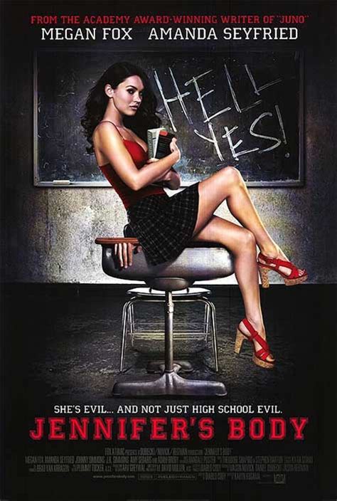 A newly possessed cheerleader turns into a killer who specializes in offing her male classmates. Jennifer's Body Horror Movie Review - LouisvilleHalloween.com