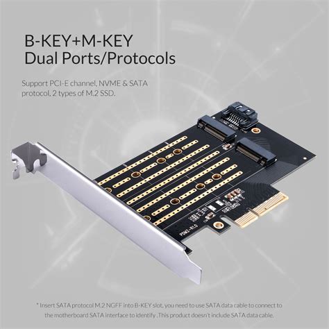 The cover features 4x 110 mm thermal pads which align with the m.2 mounts on the pcb, thus allowing the aluminium cover to serve as a veritable heatsink and improve. Orico pdm2 m.2 nvme to pci-e 3.0 gen3 x4 expansion card for pci-e nvme sata protocol m.2 ssd ...