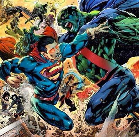 Superman Vs Martian Manhunter Superman Comic Martian Manhunter