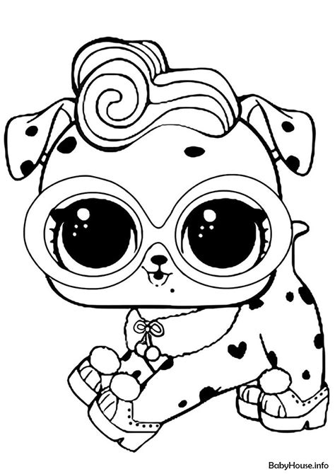 Lol Doll Dog Coloring Pages 336 Svg Png Eps Dxf File