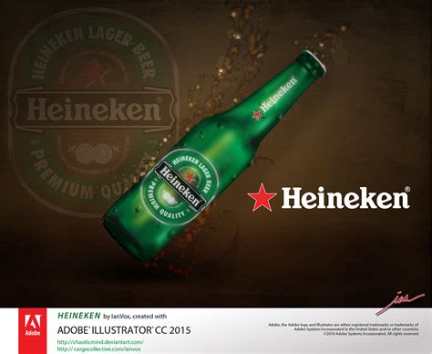 Heineken Vector Art Done In Adobe Illustrator Vector Words Vector