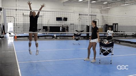 Blocking The Outside Drill The Art Of Coaching Volleyball