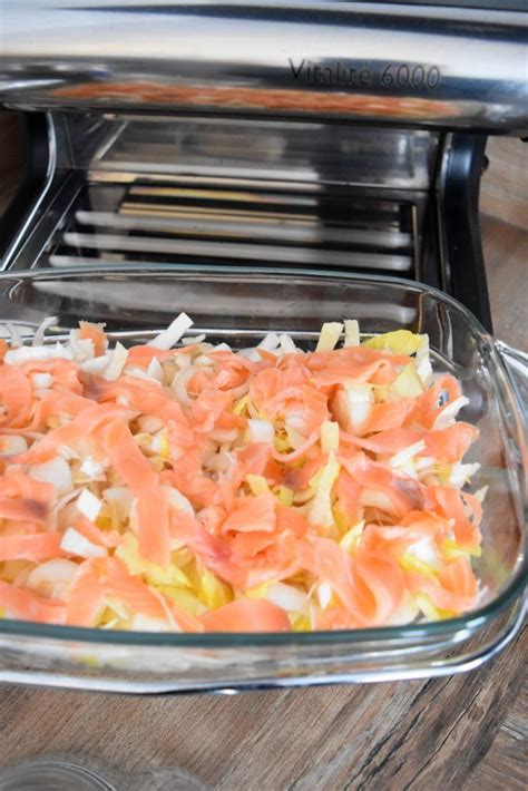 Gratin d endives au saumon fumé Yumelise