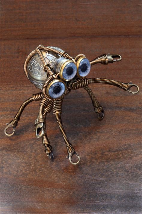 Steampunk Octopus Robot Sculpture By Catherinetterings On Deviantart