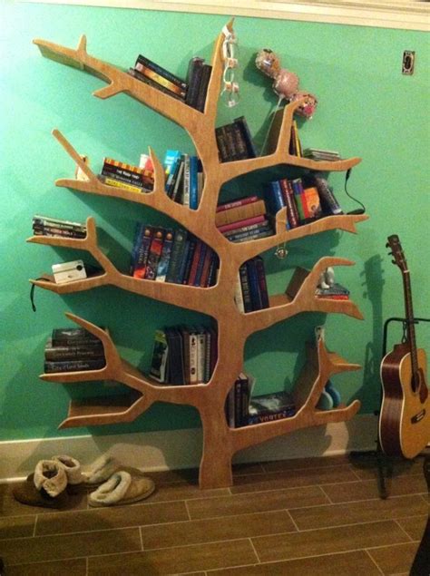 Made My First Tree Shaped Bookshelf Rwoodworking