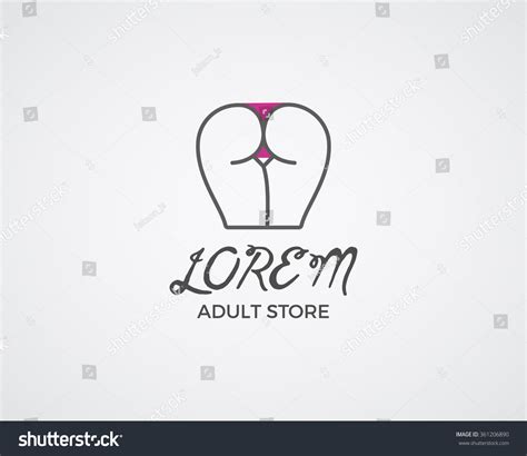 Cute Sex Shop Logo And Badge Design Template Sexy Label Vector Xxx Elements Adult Store