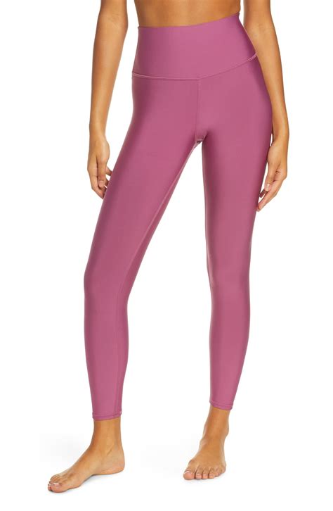 Alo Yoga Airlift High Waist 78 Leggings In Pink Lyst