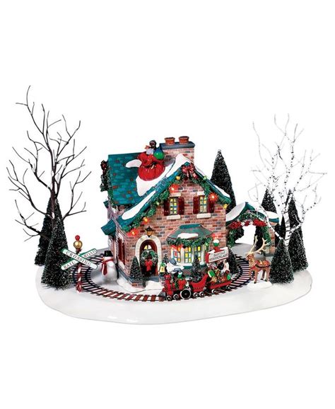 Closeout Department 56 Snow Village Santas Wonderland House