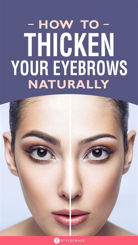 How To Grow Thick Eyebrows 23 Natural Remedies In 2020 How To