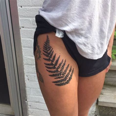 40 Beautiful Fern Frond Tattoo Designs Tattooblend
