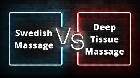 Swedish Vs Deep Tissue Massage The Top Five Differences