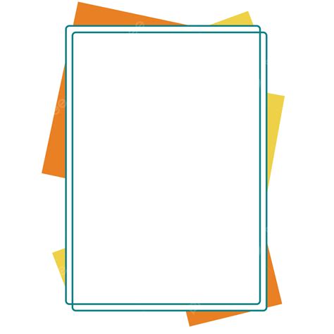 Abstract Simple Line Border Popular Simple Wild Poster Border Png