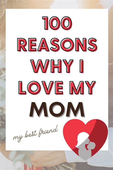 100 Reasons Why I Love My Mom Viral