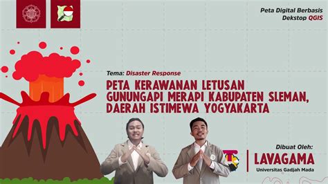 Lavagama Peta Kerawanan Letusan Gunungapi Merapi Kabupaten Sleman Daerah Istimewa Yogyakarta