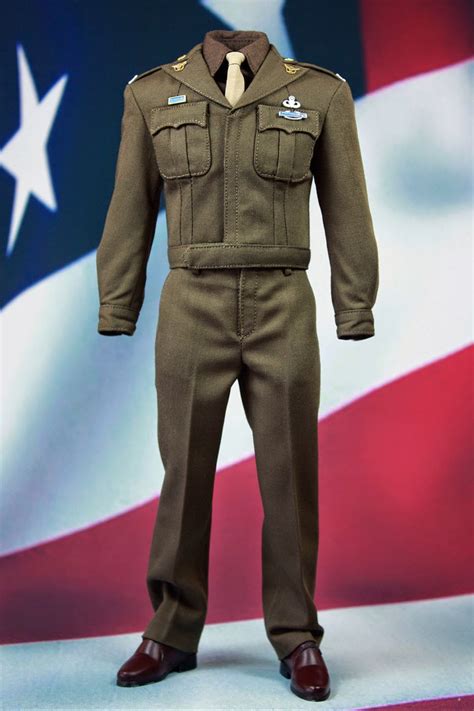 Toyhaven Poptoys 1 6th Style Series X19 Wwii Captain Military Uniforms Suits A And B For Steve Rogers