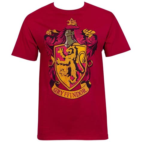 Harry Potter Harry Potter Gryffindor House Badge T Shirt Large