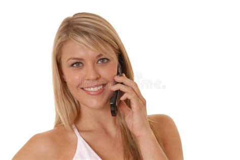 Phone Girl Stock Image Image Of Hazel Gorgeous Stunning 990895