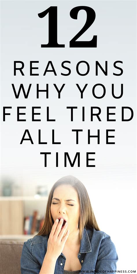 12 Reasons Why You Feel Tired All The Time And How To Fix It How
