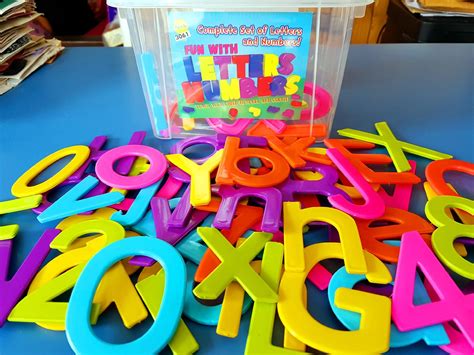 Jumbo Alphabet Letters And Numbers With Box Educational And Therapeutic