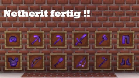 Netherit Rüstung Fertig Minecraft 1162 Lets Play 19 Youtube