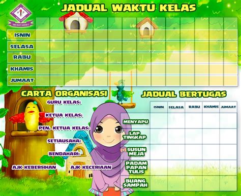 Maybe you would like to learn more about one of these? Koleksi Templat Jadual Waktu Kelas 14 Waktu