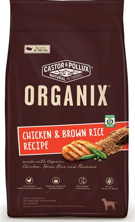 Is castor and pollux a good food to feed my dog? Castor and Pollux Organix Chicken And Brown Rice Recipe ...