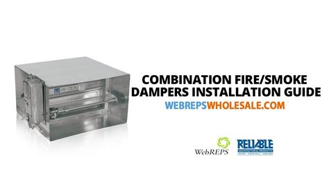 Combination Fire And Smoke Dampers Simple Installation Video Youtube
