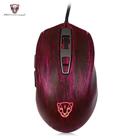 Motospeed V60 Mouse Gamer Wired Gaming Mouse W Backlit