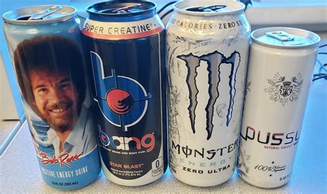These Energy Drinks Are Getting Out Of Control Bob Ross Bang Monster