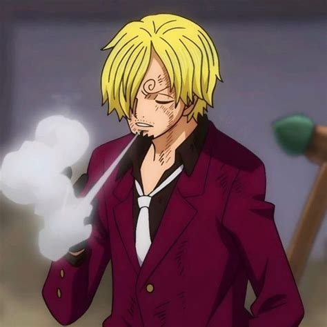 Curly Eyebrows One Piece Man Sanji Vinsmoke Red Suit One Piece