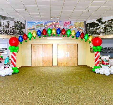Get balloon inflation tips, learn how to tie a balloon, and find diy balloon tutorials to make your next party pop. Christmas balloon arch - perfect decor for a kids' holiday ...