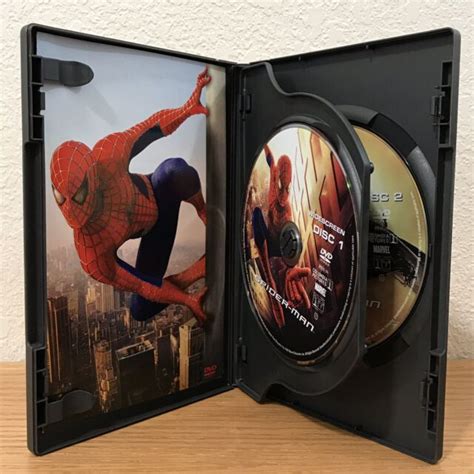Spider Man Dvd 2002 Marvel 2 Disc Special Edition Wscene Insert