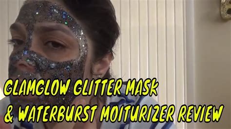 Glamglow Glitter Mask And Waterburst Review Youtube