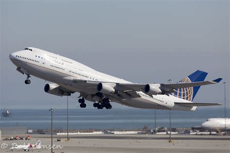 N121ua Boeing 747 400 United Airlines San Francisco Airpor Flickr