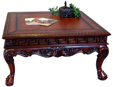 To produce a table in vintage style, you will needan old box (rummage in the attic or in the barn — and you're sure to find it?), 4 feet stylized antique or really old, screwdriver and screws, sandpaper and tank waterproofing agent. Antique Coffee Table Design Images Photos Pictures
