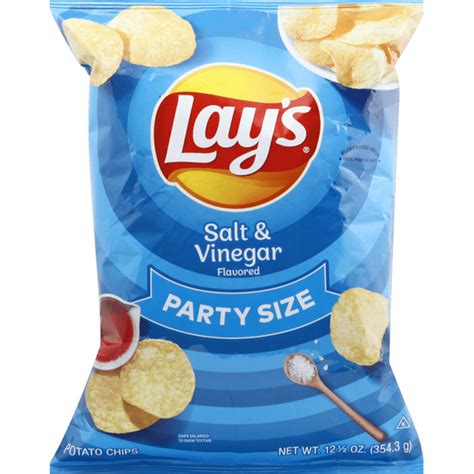 Lays Salt And Vinegar Potato Chips 125 Oz Instacart