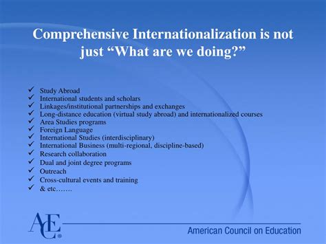 Ppt The Internationalization Laboratory American Council On Education