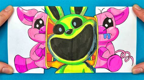 How To Draw Cute Picky Piggy Vs Creepy Hoppy Hopscotch By Smiling
